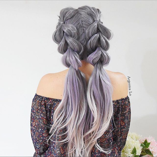 light purple hair