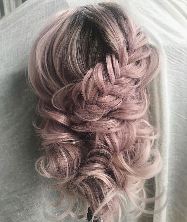 autumn wedding hair